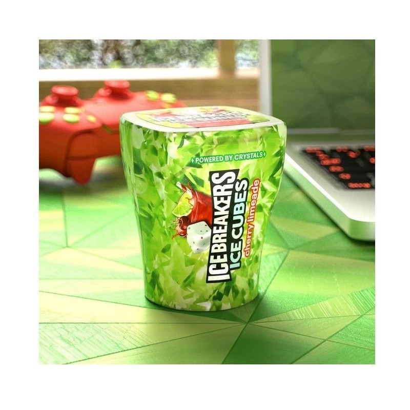 Ice Breakers Ice Cubes Cherry Limeade Sugar Free Chewing Gum