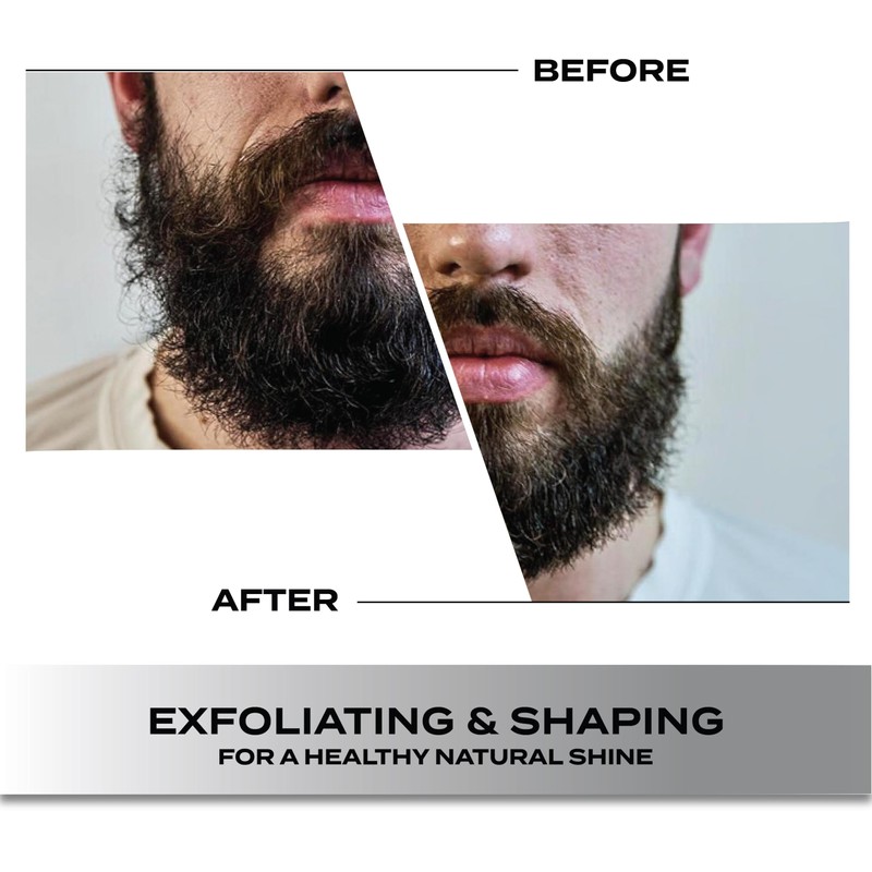 TADA BEAUTY 2 in 1 Boar Bristle Beard Brush for