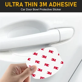 4Pcs Car Door Handle Protector,Waterproof Anti-Scratch Stickers Covers,Transparent Universal Car Door Handle Protector Accessories