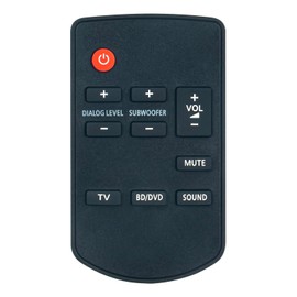 AULCMEET N2QAYC000084 Replacement Remote Control Compatible with Panasonic Sound Bar Speaker System SC-HTB170G SC-HTB170GKK SC-HTB65 SA-HTB65 Home Audio