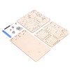 Robot Arm Building Toy Hydraulic Wooden Mechanical Model Tool Set