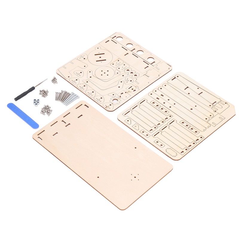Robot Arm Building Toy Hydraulic Wooden Mechanical Model Tool Set