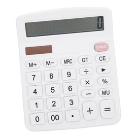 Gadpiparty Basic Desktop Calculator for Students Material Solar Power Office Supply for School and Home Use for Students and Colleagues