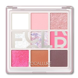 FOCALLURE Shimmer Matte Eyeshadow Palette,Smooth Mineral Eyeshadow Pigment,Easy to Create Daily Look,Long Lasting Professional Eye Shadow Makeup,PK01 land