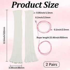 CABODYALS 2 Pairs White Bow Tie Japanese Style Flare Lace Heap Pile Goth Boot Socks Cover Sleeves 80s Cute Kawaii Harajuku Polyester Leg Warmers for Women s Ballet Clothes Accessories