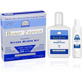 BUMP ​Z​APPER Severe Bumps Treatment | Razor Bumps And Ingrown Hair Treatment | Bikini Bumps | Back of Head Bumps And Ingrown Hair Treatment, ​8.5 oz (​2 Products Kit)