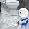 XINCHENG 6 Pair Toilet Bolt Caps, Toilet Screw Cover Caps,
