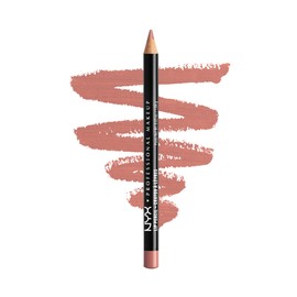 NYX PROFESSIONAL MAKEUP Slim Lip Pencil, Nude Pink, 0.04 Ounce                                                                                        