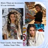 40pcs Adjustable Alloy Hair Clips and Rings for Braids