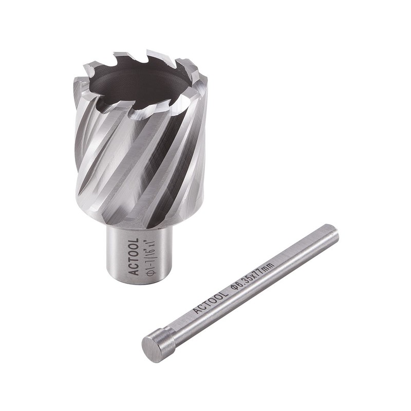 ACTOOL 1-7/16" Diameter × 1" Depth of Cut HSS ANNULAR