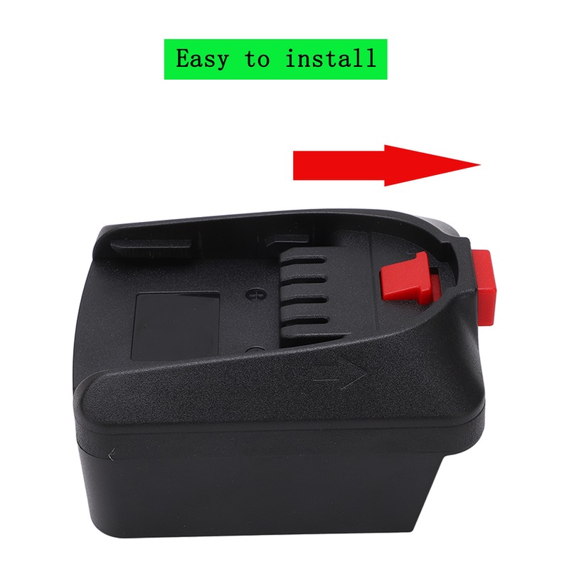 Battery Adapter ABS Non Shaking No Burr Lithium Battery Converter