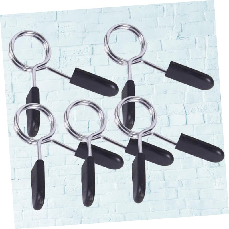 WHAMVOX 27mm Barbell Spring Clamp Barbell Spring Clip Collar Weight