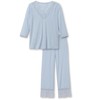 CALIDA Elegant Dreams Ladies 7/8 Pyjamas Airy Cut with Lace