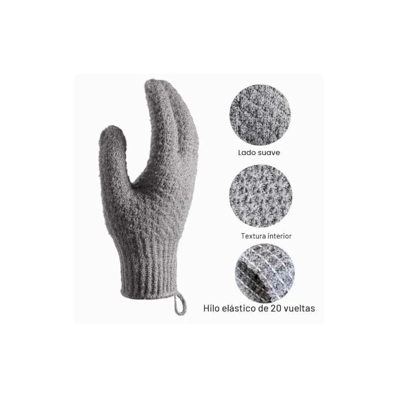 Bath Exfoliating Gloves Scrub - 4 pcs Lengthened and Large