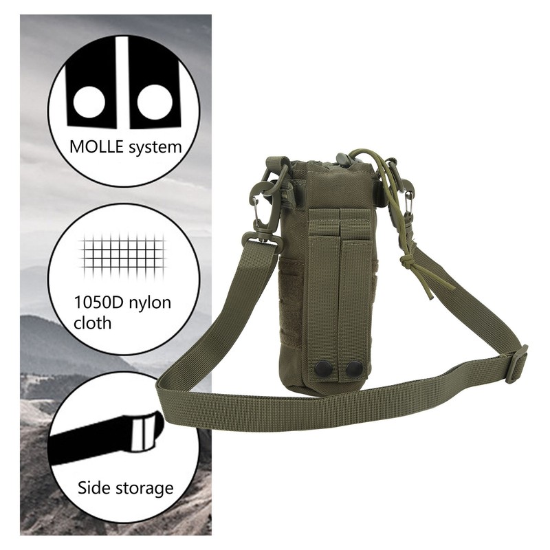 Outdoor Molle Water Bottle Holder Portable Camouflage Bottle Cover Cycling