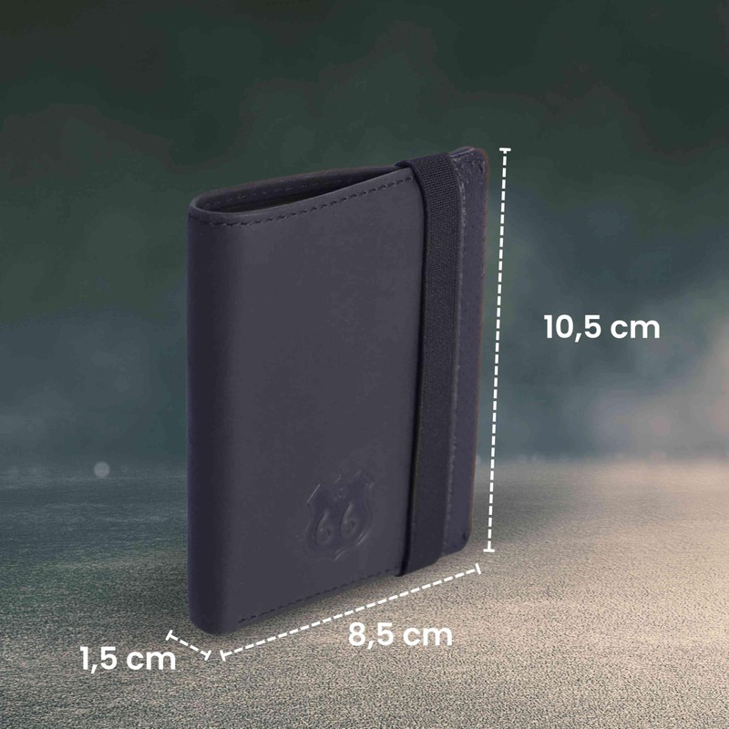 Route 66 - Men's leather wallet (RFID-protected) - men's wallet