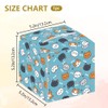 DELORIGIN Cat Face Tissue Box Holder, Square Tissue Box Cover