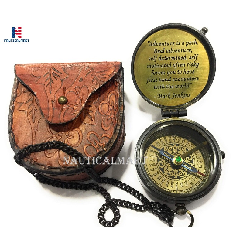 Eagle Compass Engraved Vintage Ship Functional Gift Compass Baptism