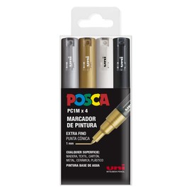 UNI POSCA Set PC 1M GSWB – 4 Pens