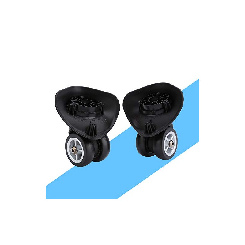 Dilwe Suitcase Wheel, Plastic Luggage Wheel PVC Luggage Replacement Uprade