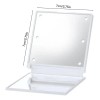 Espejo De Maquillaje Portátil Plegable Con 2 Miniled, 6