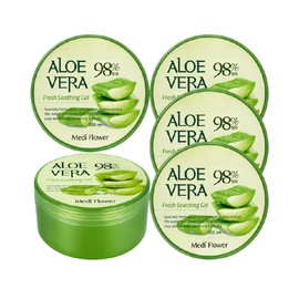Aloe Soothing Gel Moisturizing Cream 300ml x 5 Pieces Skin Soothing/Moisturizing Cream / 알로에 수딩젤 수분크림 300mlx5개 피부진정보습크림