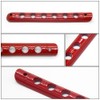 Red Jeep Handle Inserts Grab Handle Knobs Cover Trim Aluminum