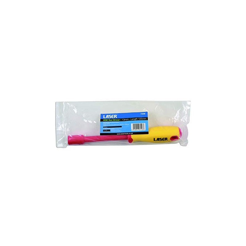 Laser 7446 VDE Nut Driver 13mm, 13 mm