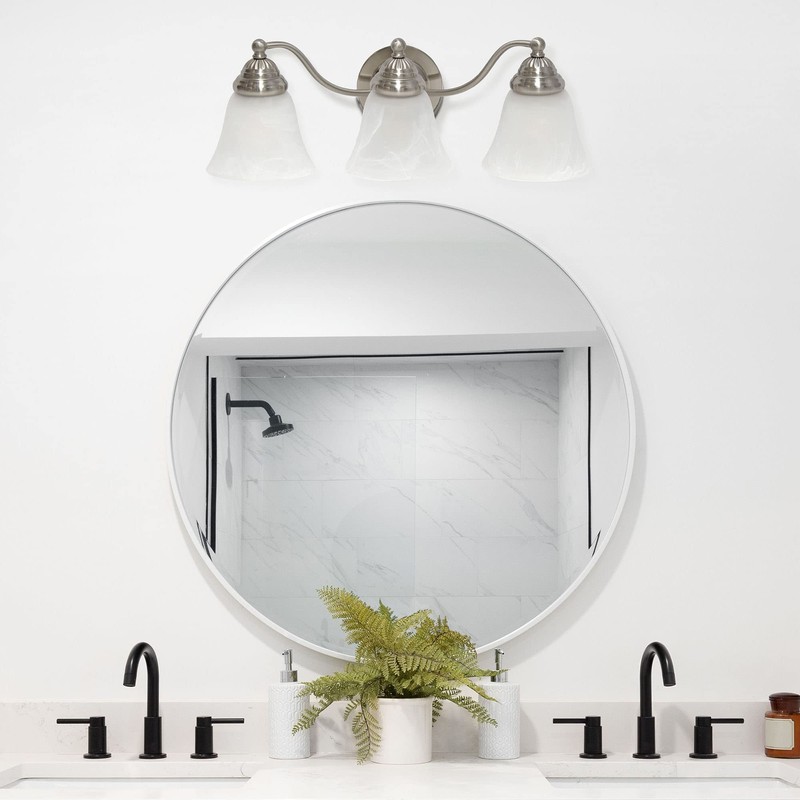 Simple Designs VT1023-BSN 19.25" Classic 3 Light Winding Metal and