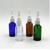 30ml 6PCS /1 Ounce Amber Glass Empty Nasal Sprayers Bottle