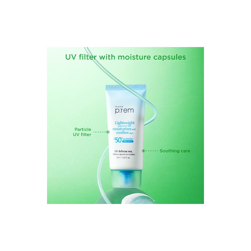make p:rem [make p:rem]UV defense me Watery Capsule Sun cream