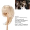 1/4 Doll Wig, Straight Bang Shoulder Length Short Hair for