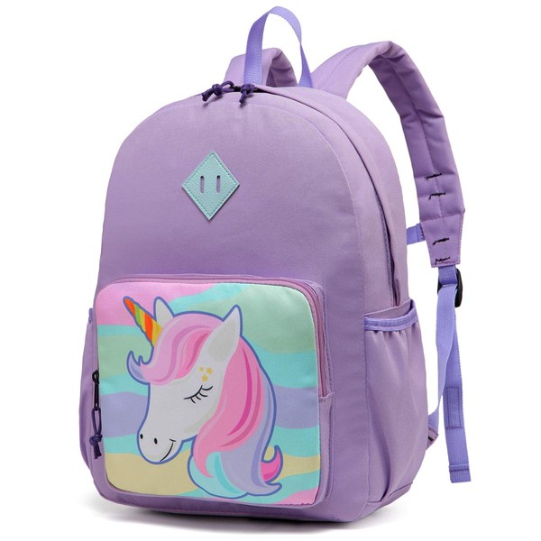Unicorn Backpack for Girls, Chasechic Toddler Backpack Lightweight Kids Preschool Kindergarten Backpack for Boys and Girls with Chest Strap One_Size
