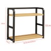 Worktop Spice Rack, 2 Tier Kitchen Spice Rack, Kitchen Countertop