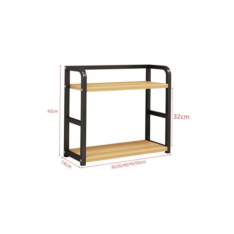 Worktop Spice Rack, 2 Tier Kitchen Spice Rack, Kitchen Countertop