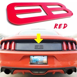 FMSgear RED 1pc REAR emblem fits 15-25 Mustang ECOBOOST EB badge Trunk Lid logo