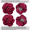 Sanrich Women's Brooches 4pcs Rose Flower Hair Clip Mexican Hair