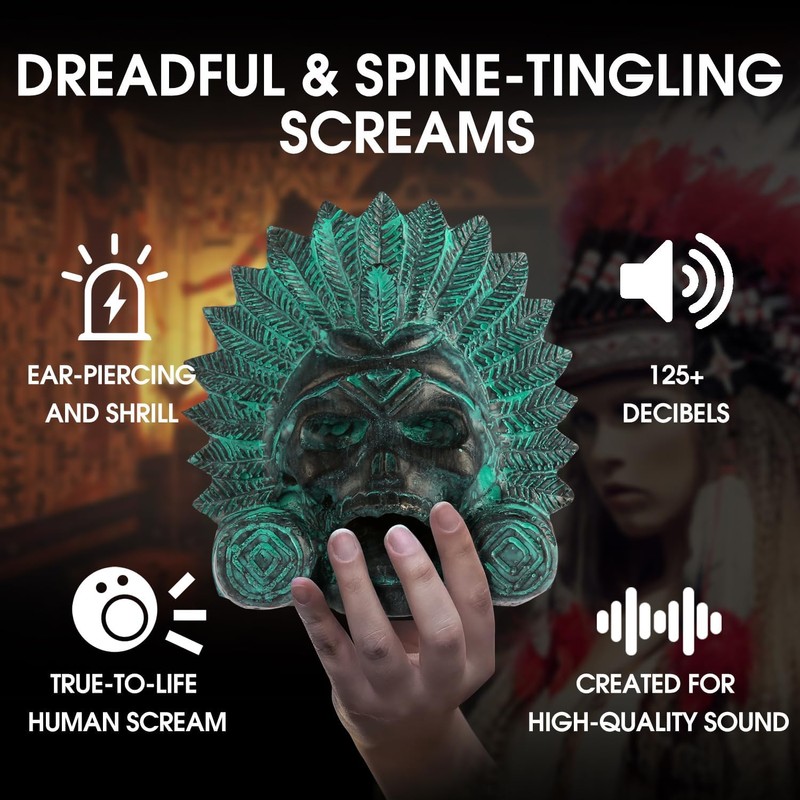 “OW” Aztec Death Whistle - Produces Loud Human-like Screams at