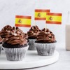 Spain Flag, 100 PCS Small Mini Spanish Flag Toothpicks, National