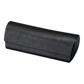 Pearl Eyeglass Case, Eyeglass Case, Semi-Hard Case, Magnetic, Unisex, Round Shape, Black, BL, Mother's Day, Father's Day, Gift