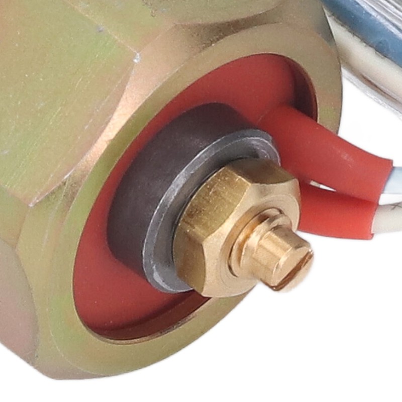 Hydraulic Pump Solenoid Valve Brass 2 Pins Excellent Performance Excavator