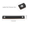 sourcing map Leather Drawer Pulls, 6.7" 2Pcs Leather Furniture Handle