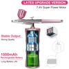 Hiseeyo Airbrush, Upgraded Airbrush Kit with Compressor&rRechargeable Portable Cordless Air
