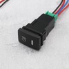 OTOTEC 2PCS Car Front Fog Light Switch Wiring 4-pin LED