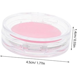 NOLITOY Rubor en Polvo Portátil para Mujer 1 Unidad Tono Rojo Mate Compacto Ligero Uso Diario Maquillaje Natural