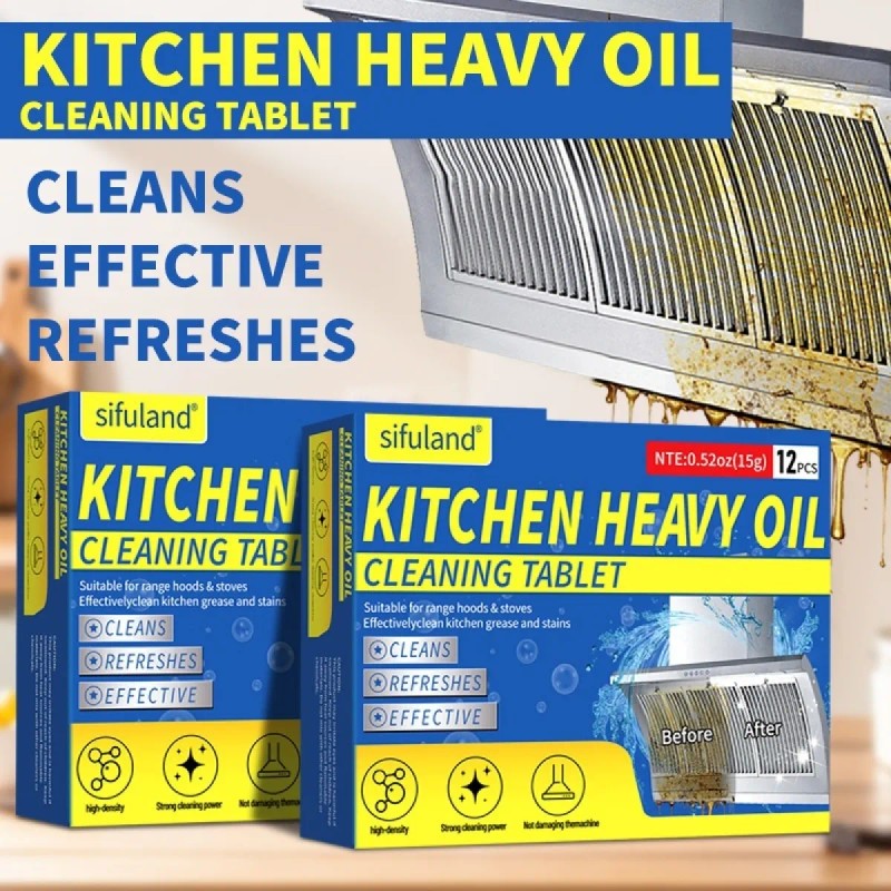 Tabletas Efervescentes Limpia Grasas Sin Dejar Residuos