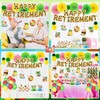 69PCS Luau Retirement Party Decorations Kit - Hawaiian Happy Retirement