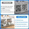 WelFurGeer Soft Close Slide Out Cabinet Shelf, 11" W x