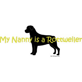 CafePress My Nanny is A Rottweiler Throw Blanket Super Soft Fleece Plush Throw Blanket, 60"x50"