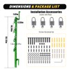Green 4 Place Trimmer Weed Eater Rack for Open &